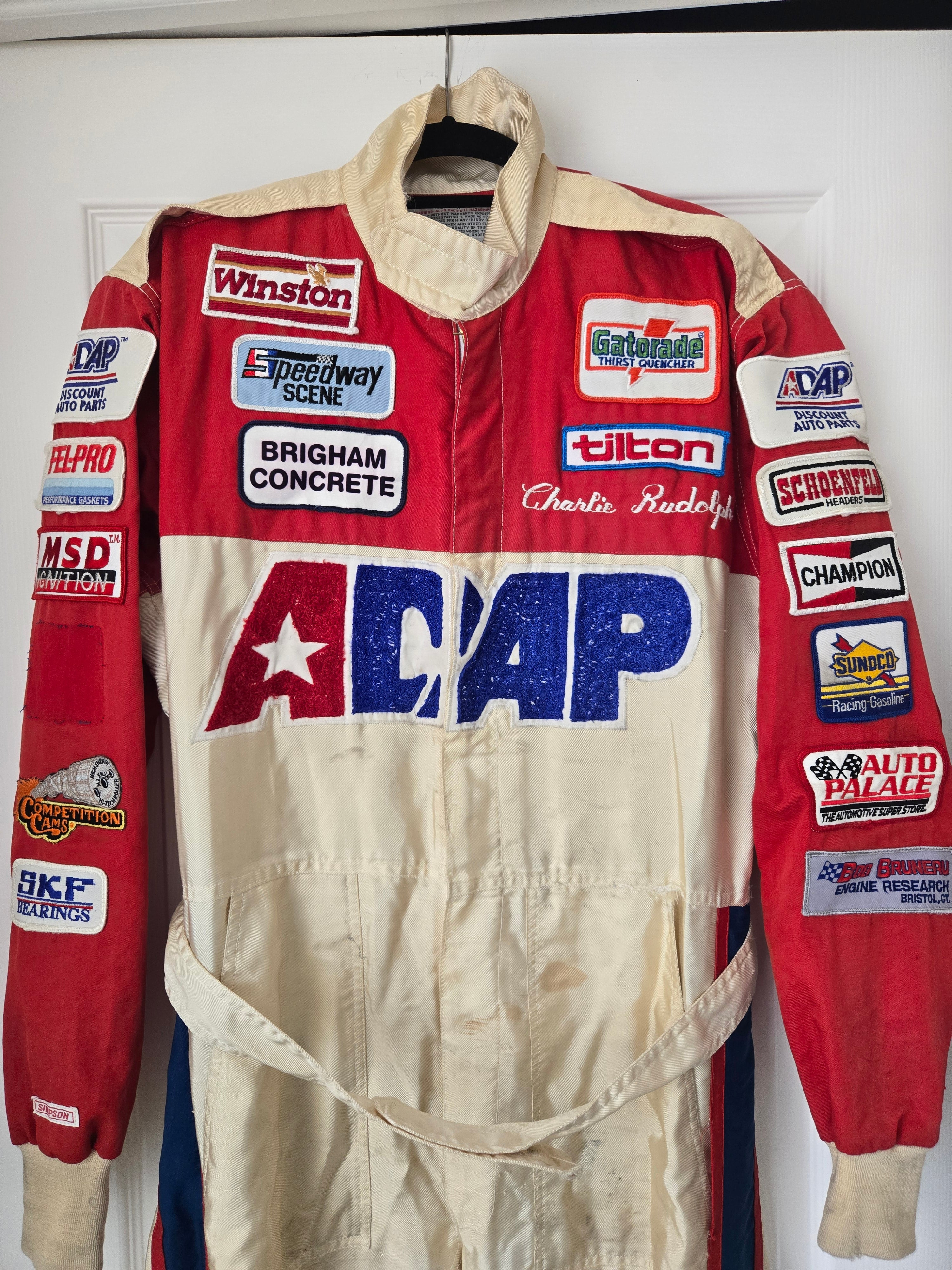 1991 Charlie Rudolph Nascar Firesuit